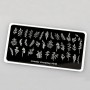 Placa stamping nº 040 Swanky