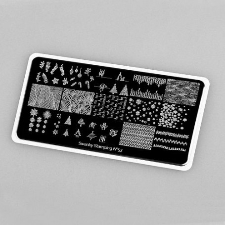 Placa stamping nº 053 Swanky