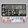Placa stamping nº 059 Swanky