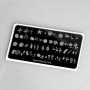 Placa stamping nº 063 Swanky