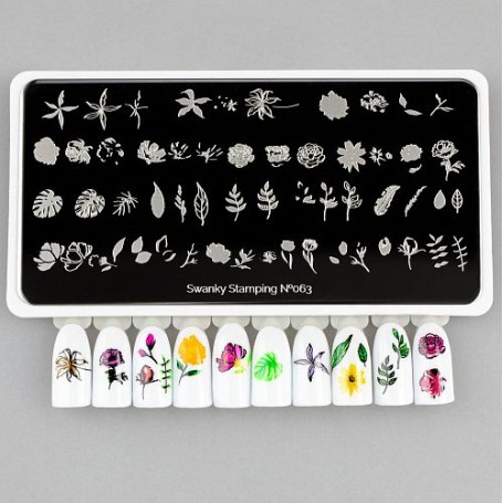 Placa stamping nº 063 Swanky