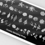 Placa stamping nº 063 Swanky