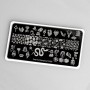 Placa stamping nº 066 Swanky
