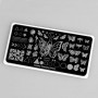Placa stamping nº 072 Swanky