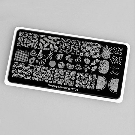 Placa stamping nº 074 Swanky