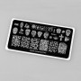 Placa stamping nº 087 Swanky