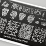 Placa stamping nº 087 Swanky