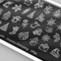 Placa stamping nº 015 Swanky