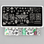 Placa stamping nº 051 Swanky