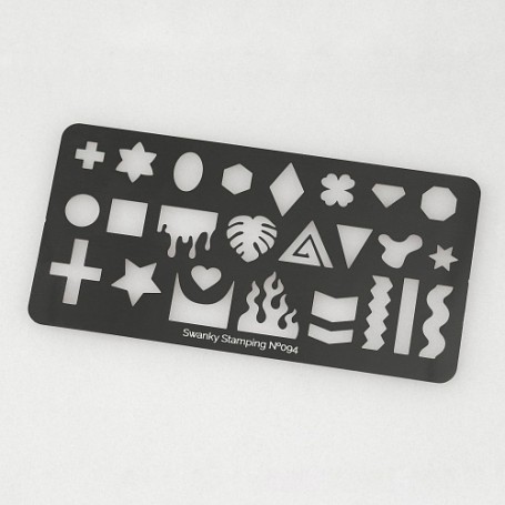 Placa stamping nº 094 Swanky