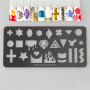 Placa stamping nº 094 Swanky