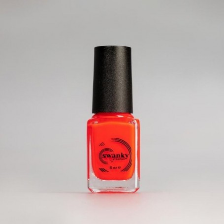 Esmalte Especial stamping swanky Coral Neón (S21) 6 ml