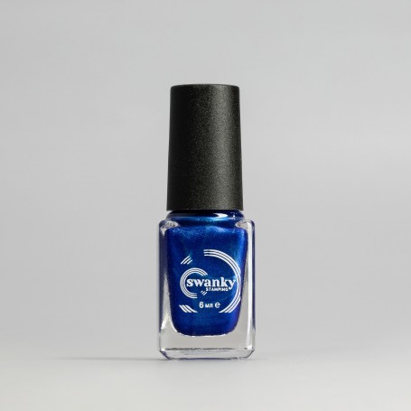 Esmalte Especial stamping swanky Azul Metalizado (M117) 6 ml