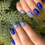 Esmalte Especial stamping swanky Azul Metalizado (M117) 6 ml