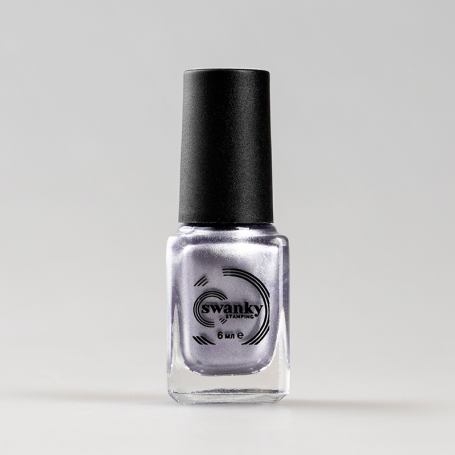 Esmalte Especial stamping swanky Gris Azulado Metalizado (M120) 6 ml
