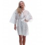 Kimono blanco en TNT una pieza