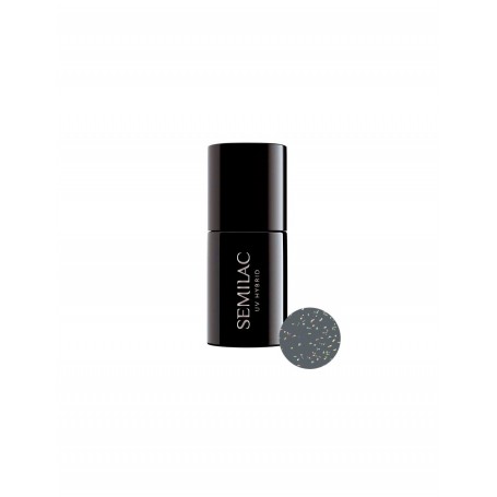 Esmalte semipermanente Semilac - 326 Foggy Gray Shimmer - 7ml