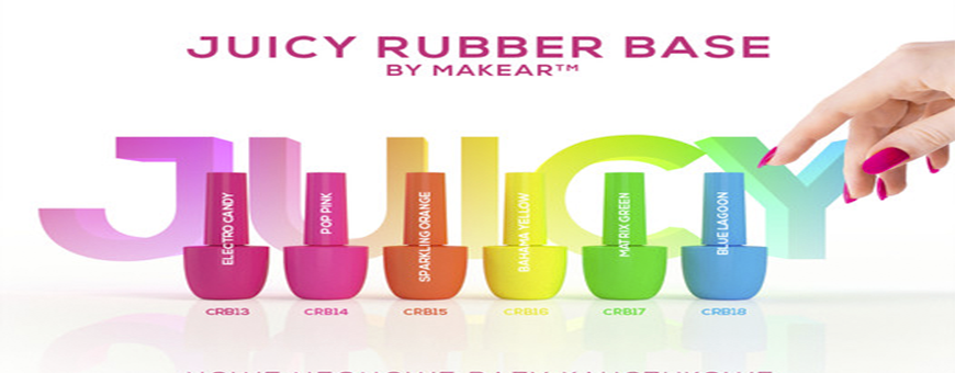 Juicy rubber base color de makear
