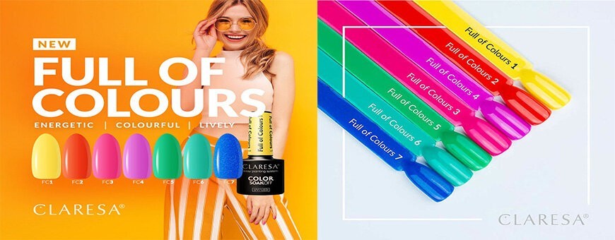 Colección Full of colours de la marca Claresa