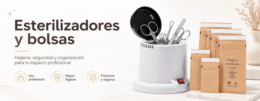 ESTERILIZADORES Y BOLSAS
