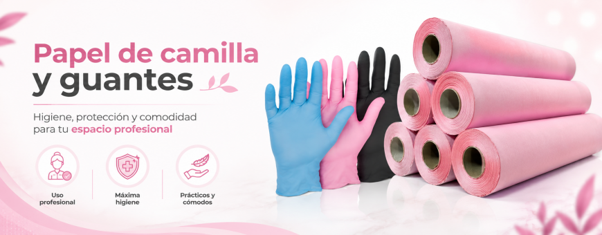 PAPEL CAMILLA Y GUANTES