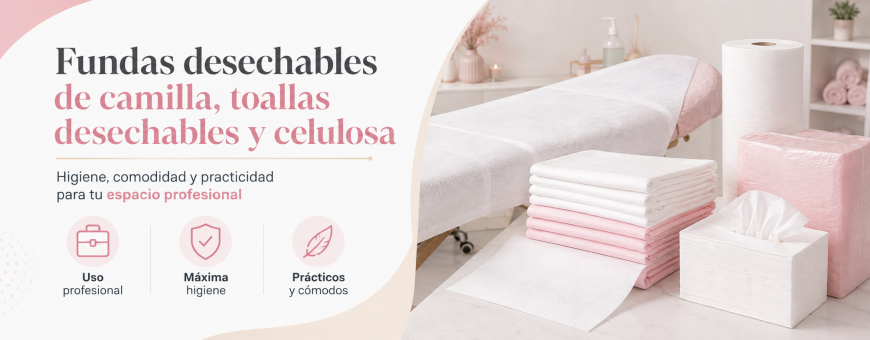 FUNDAS DE CAMILLA, TOALLAS Y CELULOSA